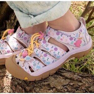 KEEN Little Kids Newport H2 Sandals, Light Pink Multi Pastel Size 1